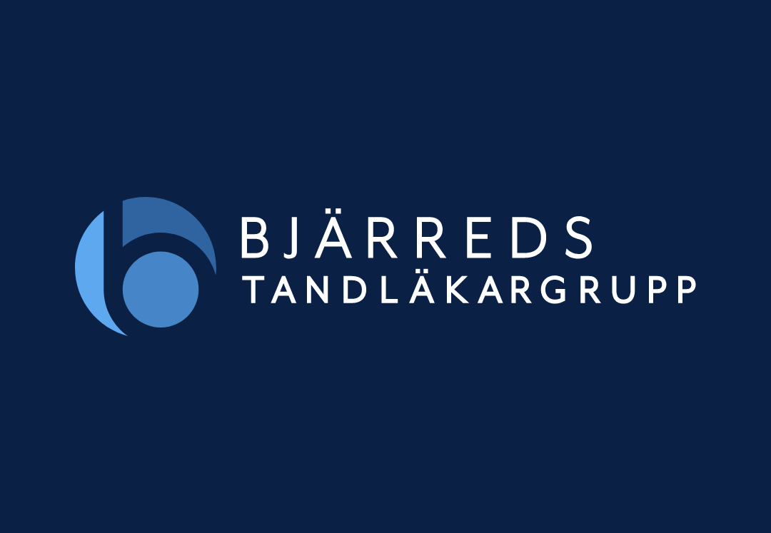 Bjärreds Tandläkargrupp logo reversed