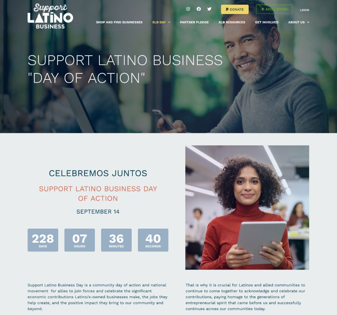 Support Latino Business SLB Day