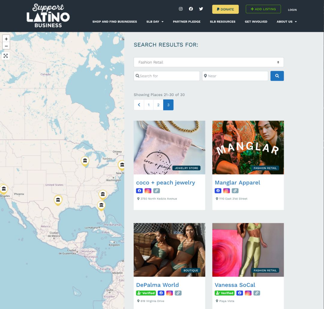 Support Latino Business – Search